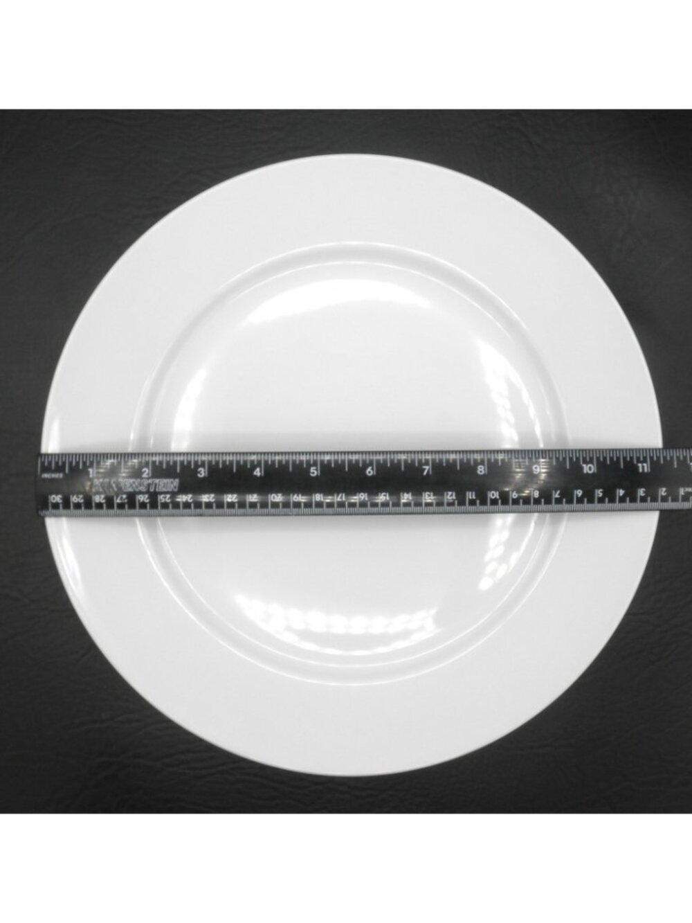 Porcelain Whiteware by Denmark Tools for Cooks 11-1/2 In. Dinner Plate Set of 4 - Picture 4 of 6